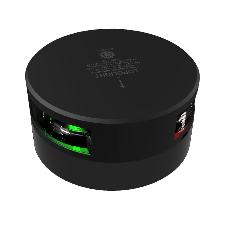 1nm Combined sidelight, black anodized